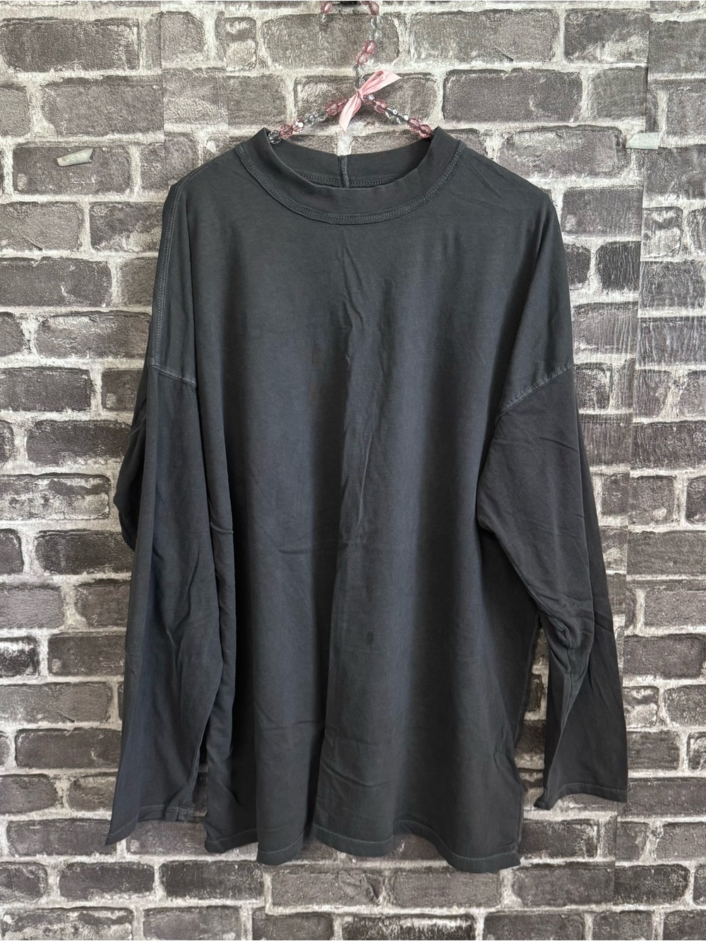 We The Free Be Free Tunic shirt long sleeve gray
